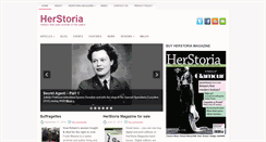 Desktop Screenshot of herstoria.com