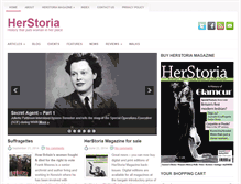 Tablet Screenshot of herstoria.com